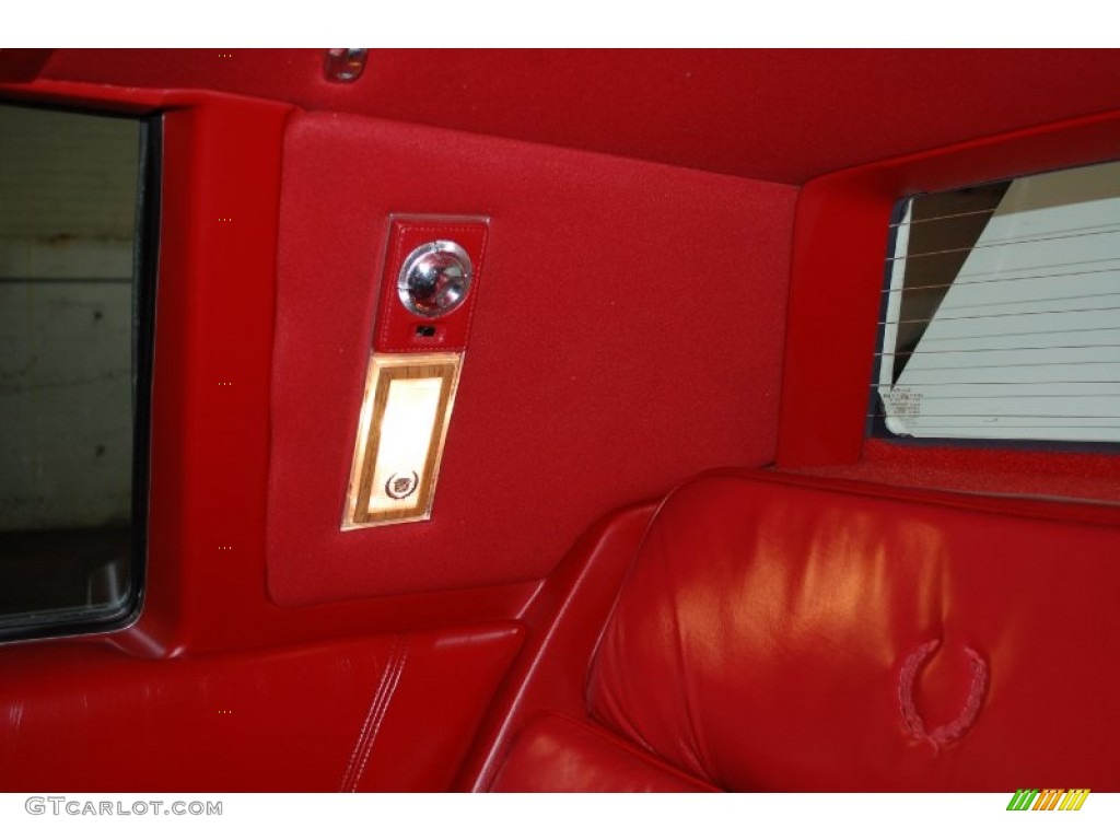 1985 Eldorado Biarritz Coupe - White / Carmine Red photo #173