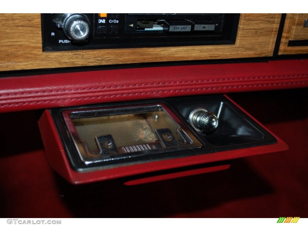 1985 Eldorado Biarritz Coupe - White / Carmine Red photo #185