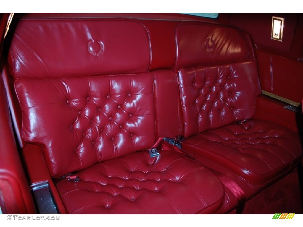 1985 Eldorado Biarritz Coupe - White / Carmine Red photo #193
