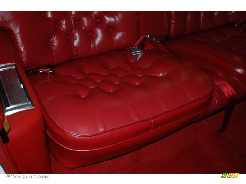 1985 Eldorado Biarritz Coupe - White / Carmine Red photo #195