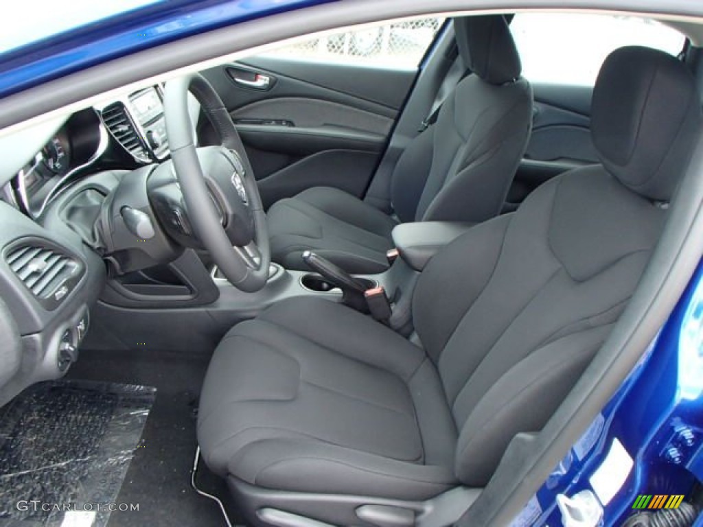 Black Interior 2013 Dodge Dart Aero Photo #79739528