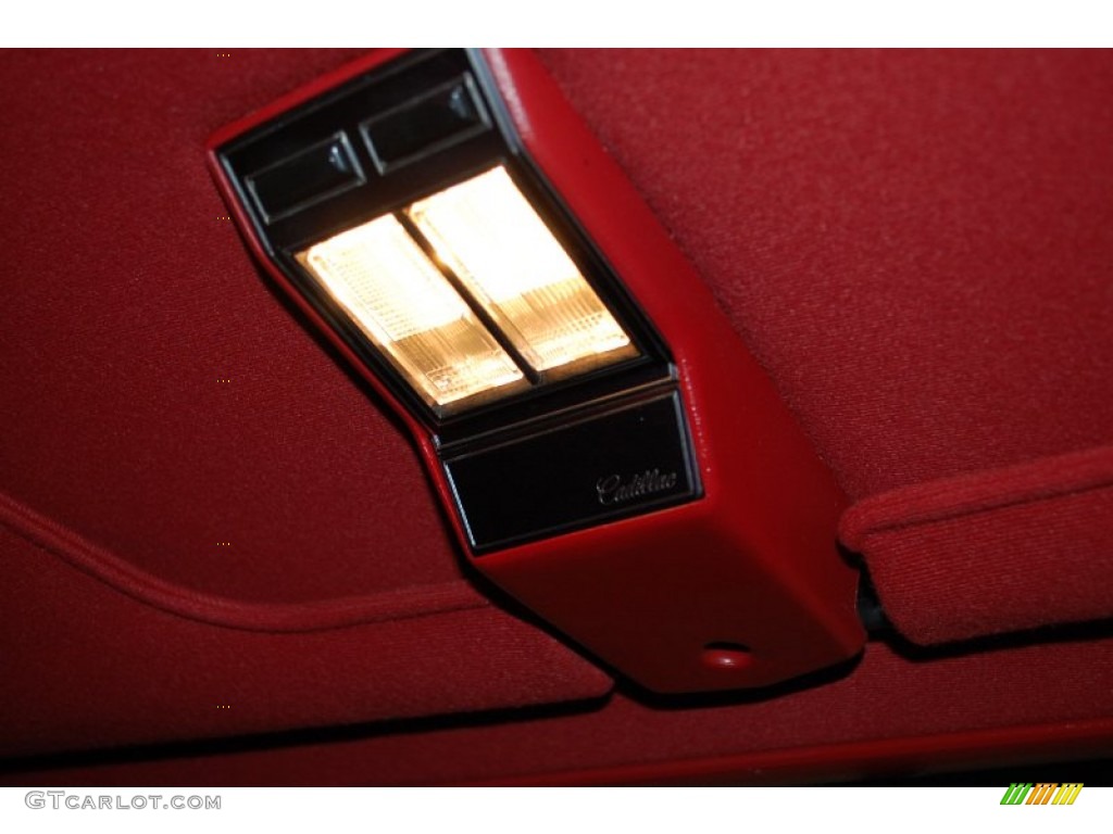 1985 Eldorado Biarritz Coupe - White / Carmine Red photo #206