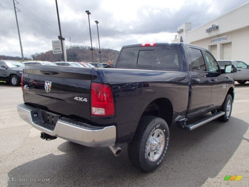 2013 2500 Big Horn Crew Cab 4x4 - True Blue Pearl / Black/Diesel Gray photo #6