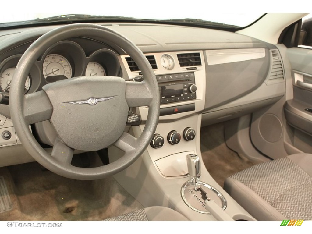 2008 Chrysler Sebring LX Convertible Dark Slate Gray/Light Slate Gray Dashboard Photo #79740582