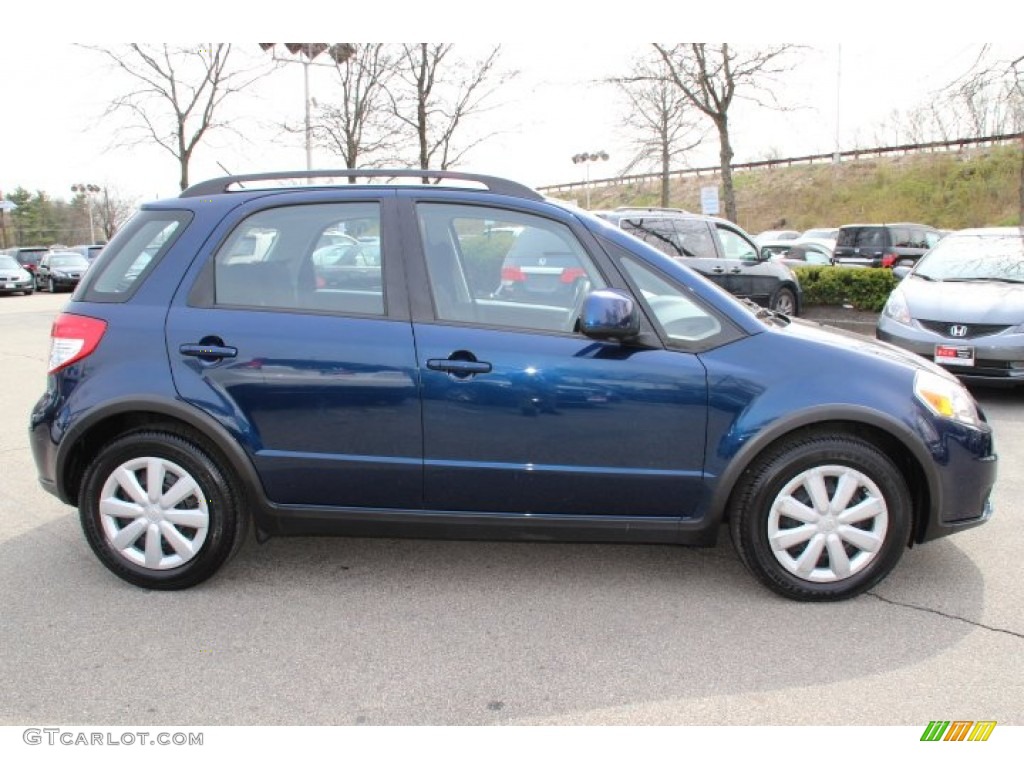 Deep Sea Blue Metallic 2010 Suzuki SX4 Crossover AWD Exterior Photo #79740601