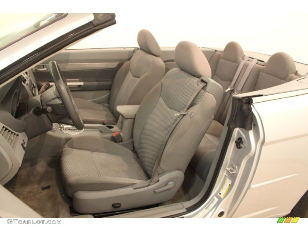 Dark Slate Gray/Light Slate Gray Interior 2008 Chrysler Sebring LX Convertible Photo #79740643