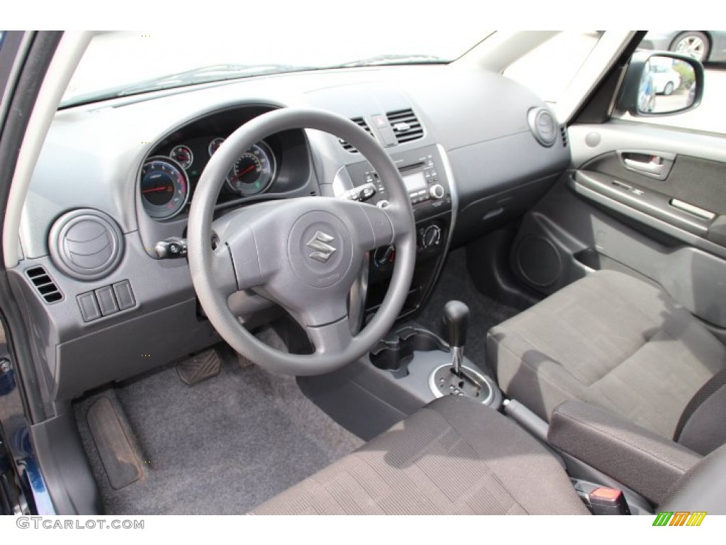 Black Interior 2010 Suzuki SX4 Crossover AWD Photo #79740731
