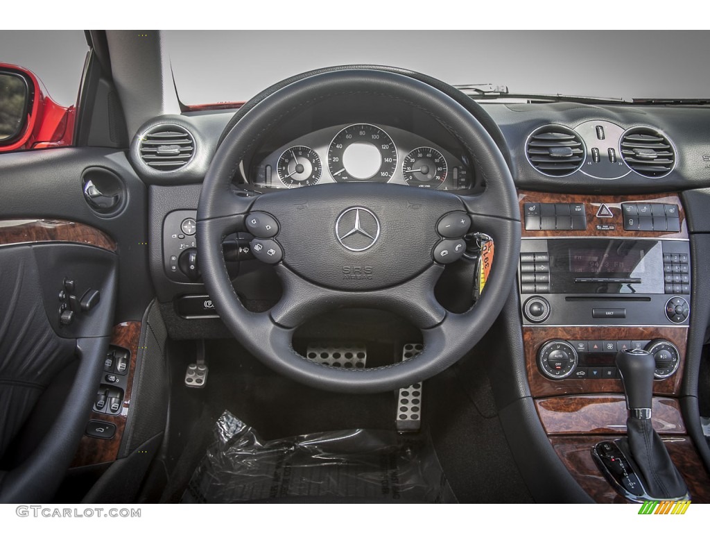 2009 CLK 350 Coupe - Mars Red / Black photo #4