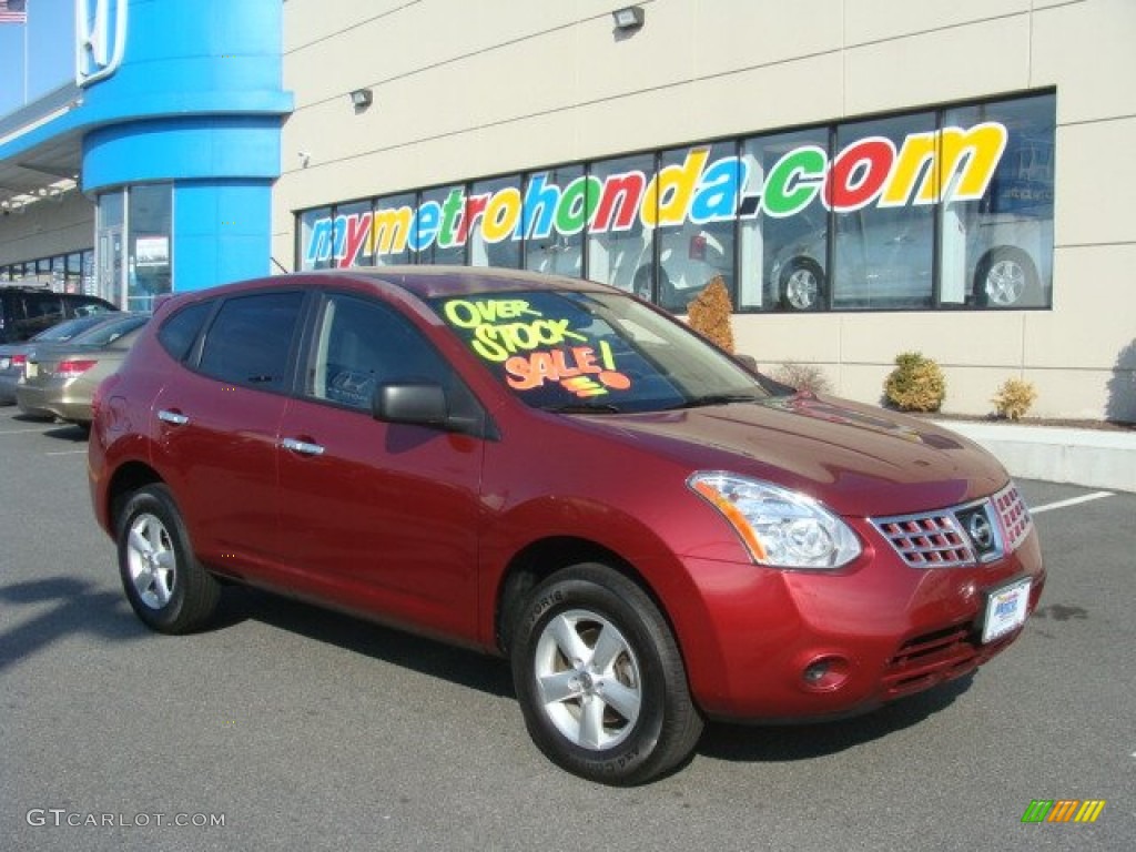 2010 Rogue S AWD 360 Value Package - Venom Red / Black photo #1