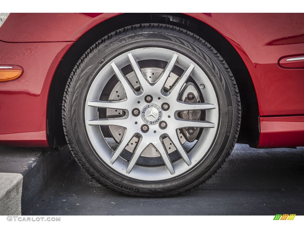 2009 CLK 350 Coupe - Mars Red / Black photo #8