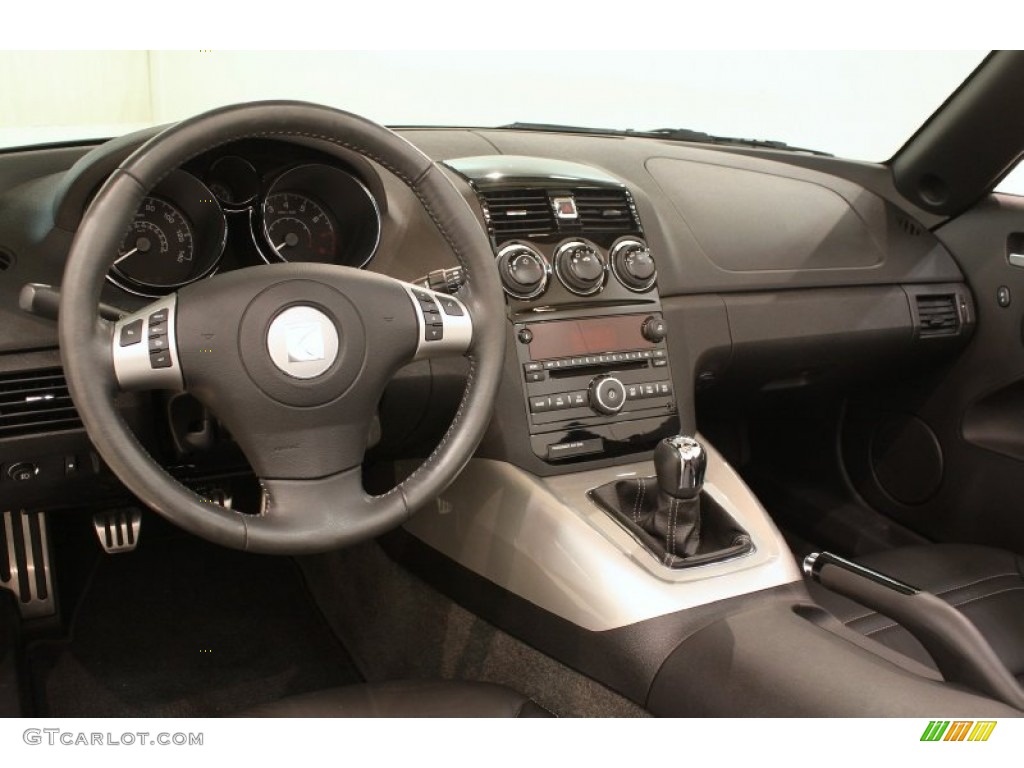 2007 Saturn Sky Roadster Black Dashboard Photo #79741276