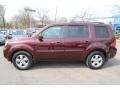 2011 Dark Cherry Pearl Honda Pilot EX-L 4WD  photo #8