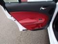 2013 Dodge Charger Black/Red Interior Door Panel Photo