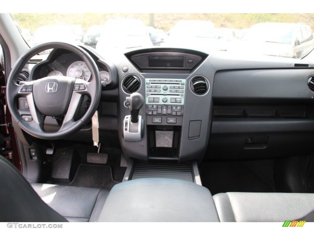 2011 Honda Pilot EX-L 4WD Black Dashboard Photo #79741377