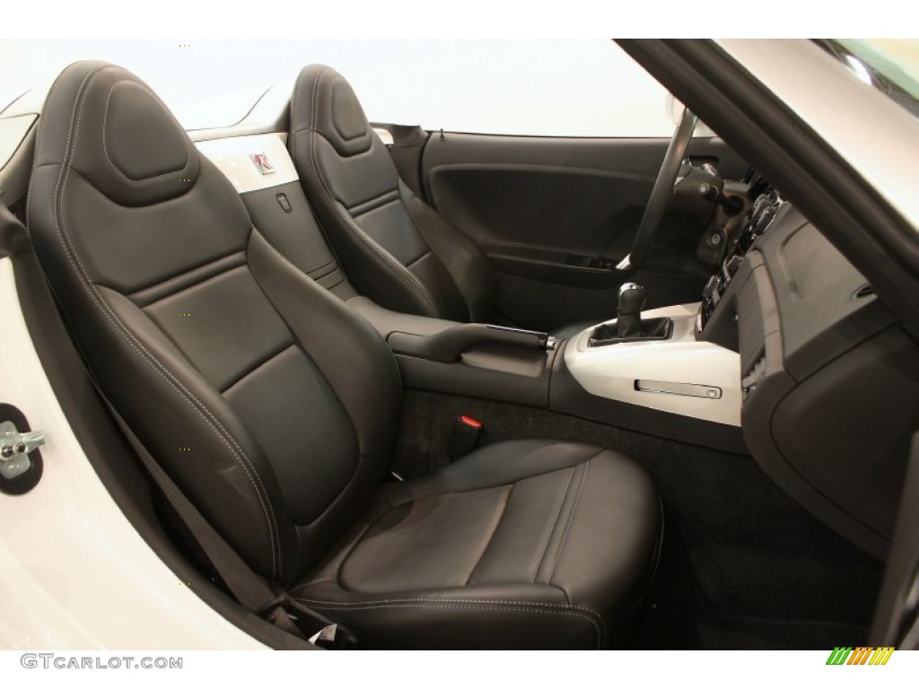Black Interior 2007 Saturn Sky Roadster Photo #79741474