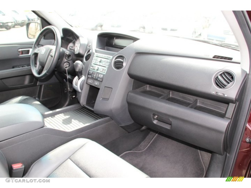 2011 Honda Pilot EX-L 4WD Black Dashboard Photo #79741542