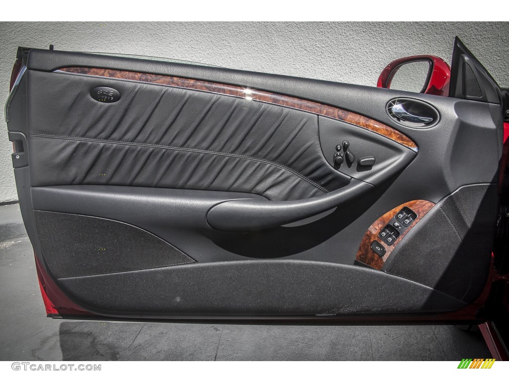 2009 CLK 350 Coupe - Mars Red / Black photo #19