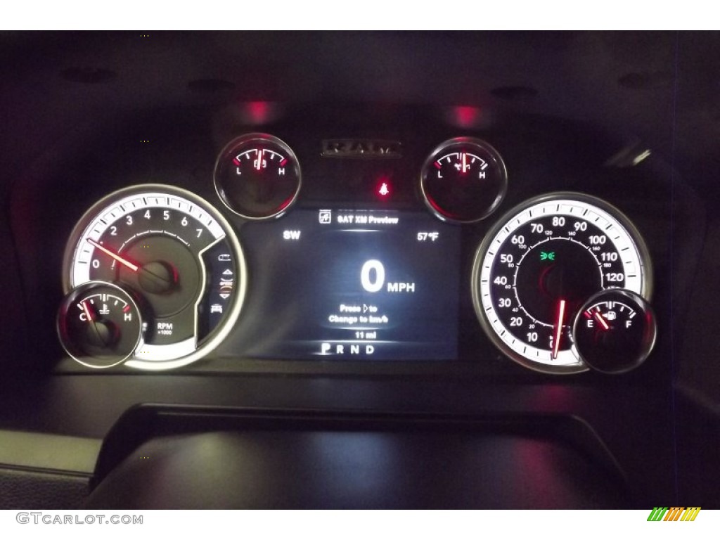 2013 Ram 1500 R/T Regular Cab Gauges Photo #79742209
