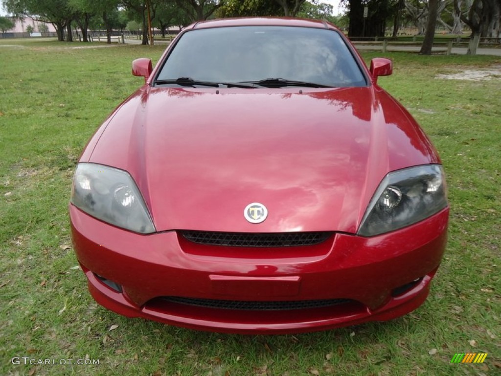 2006 Tiburon Tuscani - Electric Red / Black photo #3