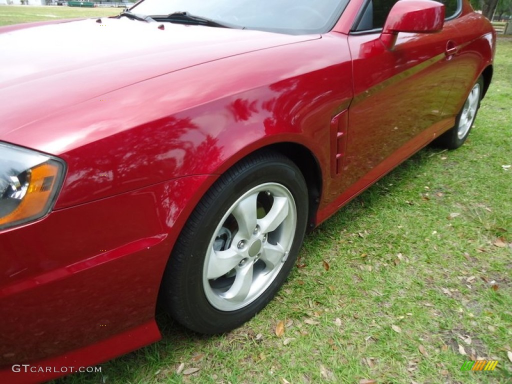 2006 Tiburon Tuscani - Electric Red / Black photo #37