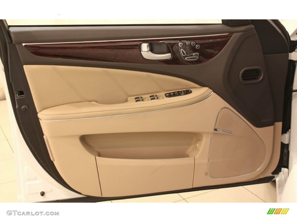 2012 Hyundai Equus Signature Cashmere Door Panel Photo #79743212