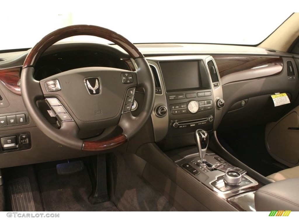 2012 Hyundai Equus Signature Cashmere Dashboard Photo #79743337
