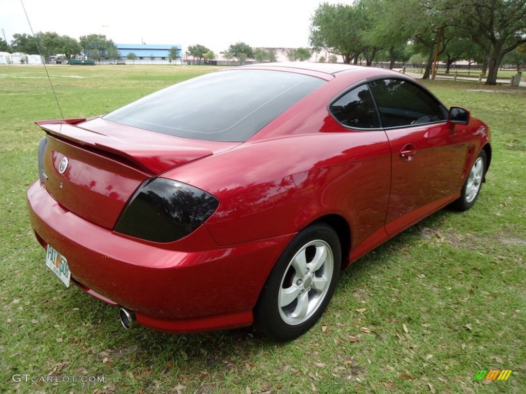 2006 Tiburon Tuscani - Electric Red / Black photo #45