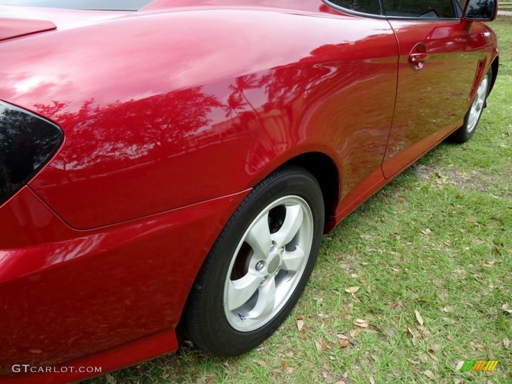 2006 Tiburon Tuscani - Electric Red / Black photo #48