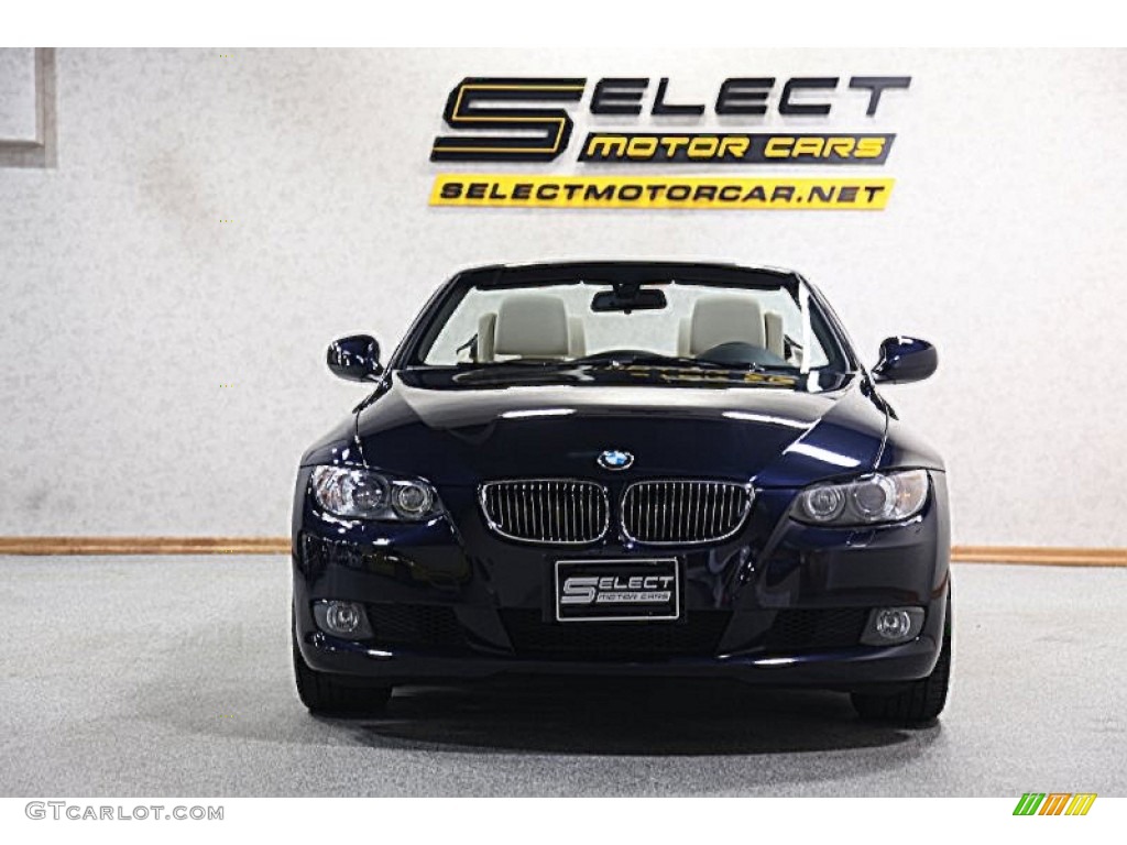 2010 3 Series 328i Convertible - Monaco Blue Metallic / Cream Beige photo #2