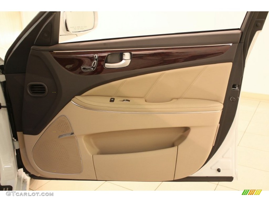 2012 Hyundai Equus Signature Cashmere Door Panel Photo #79743889