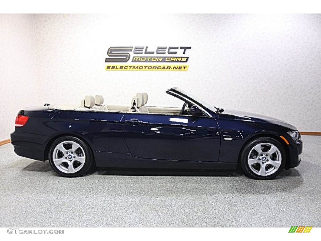 2010 3 Series 328i Convertible - Monaco Blue Metallic / Cream Beige photo #4