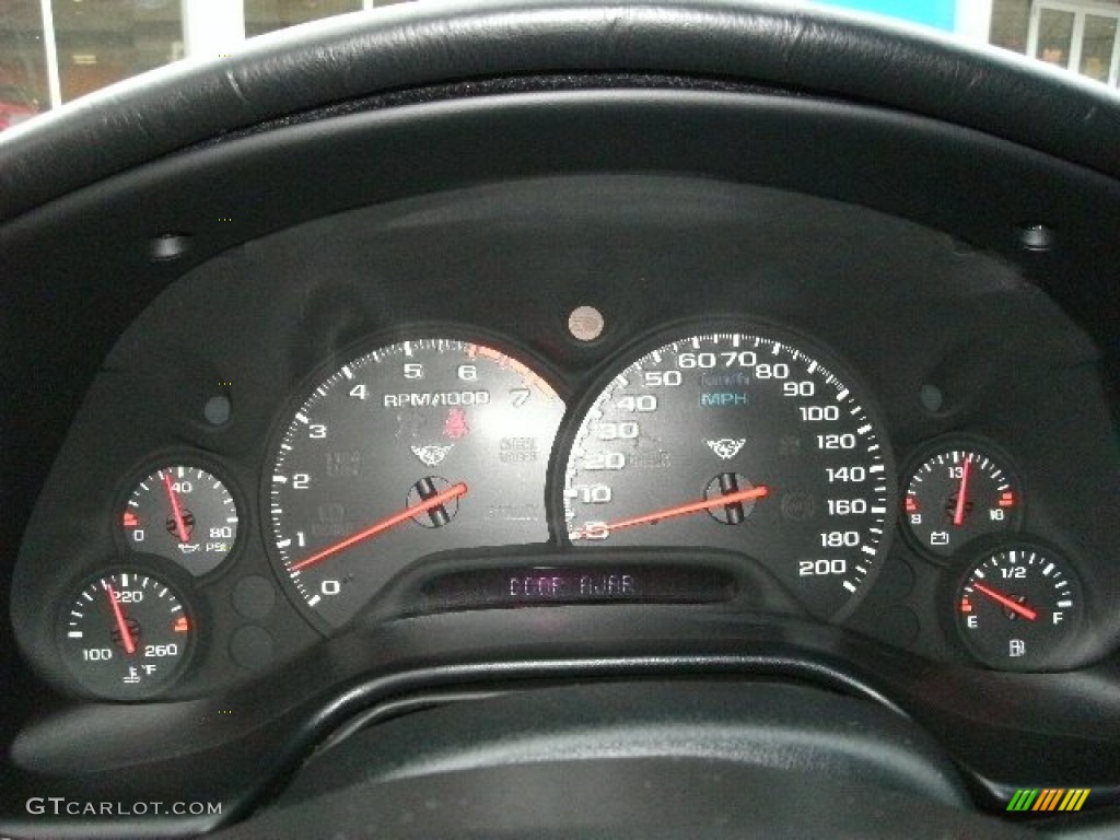 2001 Chevrolet Corvette Coupe Gauges Photo #79744017