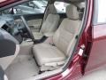 2012 Crimson Pearl Honda Civic EX-L Sedan  photo #9
