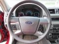2010 Ford Fusion Medium Light Stone Interior Steering Wheel Photo
