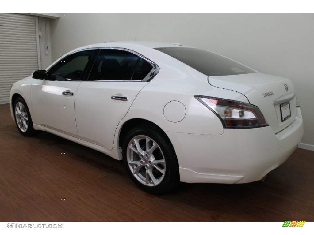 2012 Maxima 3.5 SV - Winter Frost White / Charcoal photo #4