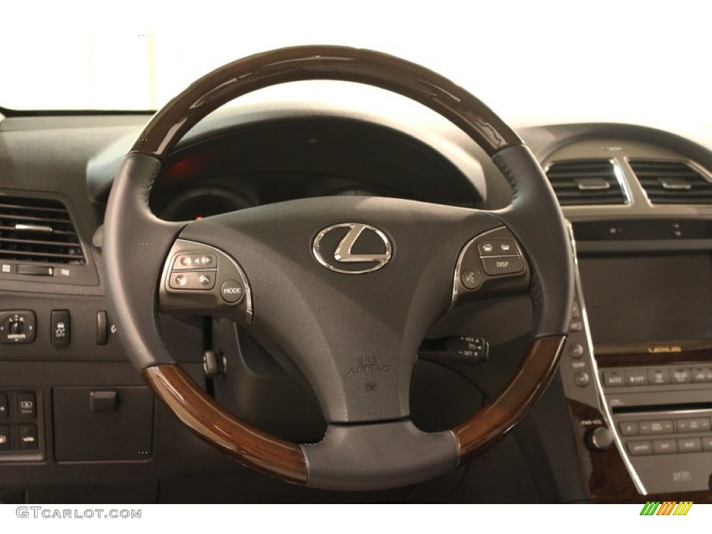 2010 Lexus ES 350 Light Gray Steering Wheel Photo #79745429