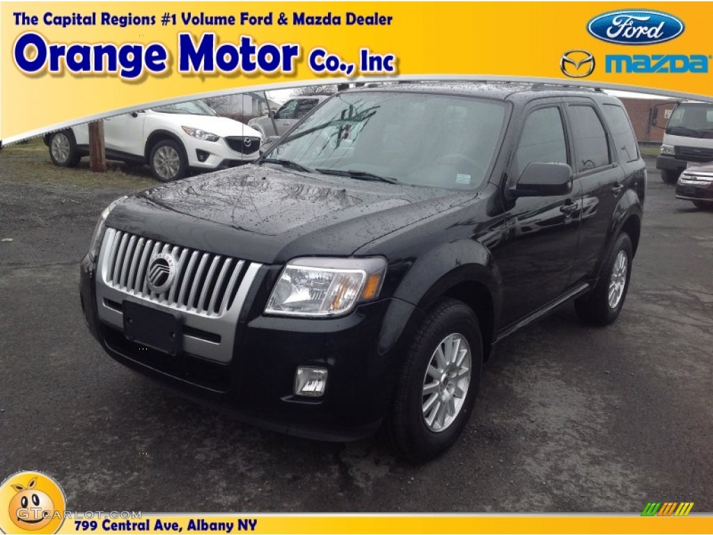 2011 Mariner Premier V6 AWD - Tuxedo Black Metallic / Black photo #1