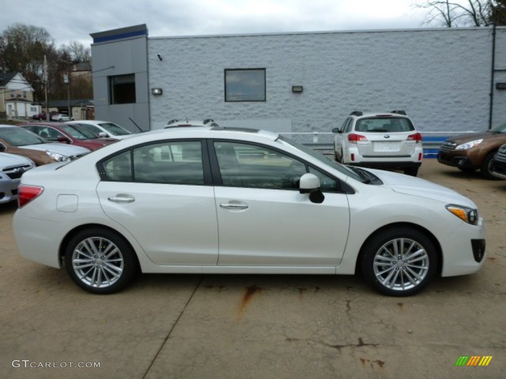 Satin White Pearl 2013 Subaru Impreza 2.0i Limited 4 Door Exterior Photo #79746402