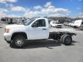 2013 Summit White GMC Sierra 3500HD Regular Cab Chassis  photo #4