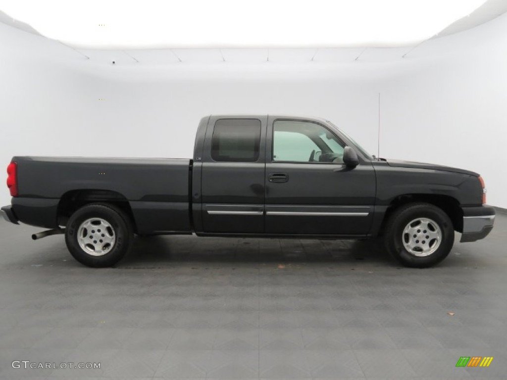 Dark Gray Metallic 2003 Chevrolet Silverado 1500 LS Extended Cab Exterior Photo #79746997