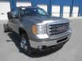 2013 Steel Gray Metallic GMC Sierra 3500HD SLE Crew Cab 4x4  photo #2