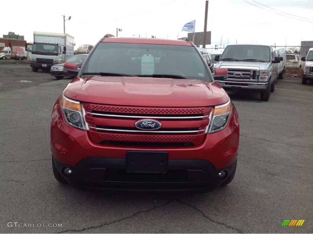 2011 Explorer Limited 4WD - Red Candy Metallic / Charcoal Black photo #8