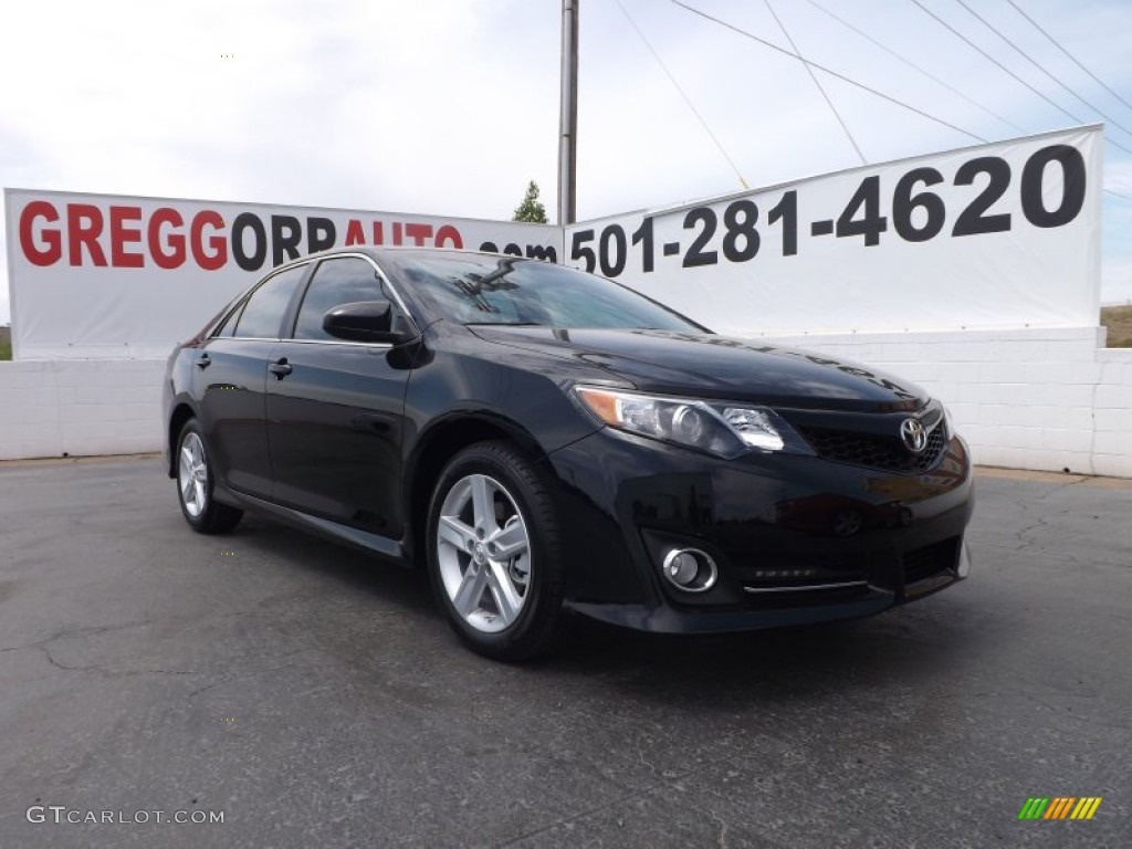 2013 Camry SE - Attitude Black Metallic / Black/Ash photo #1