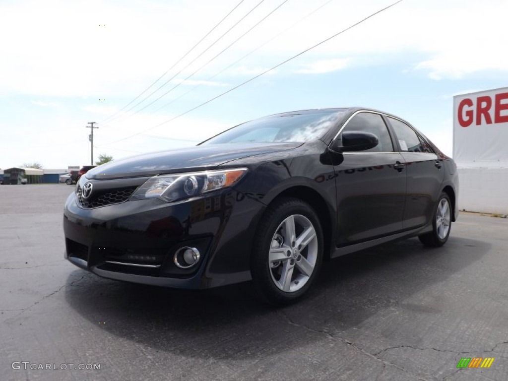 2013 Camry SE - Attitude Black Metallic / Black/Ash photo #3