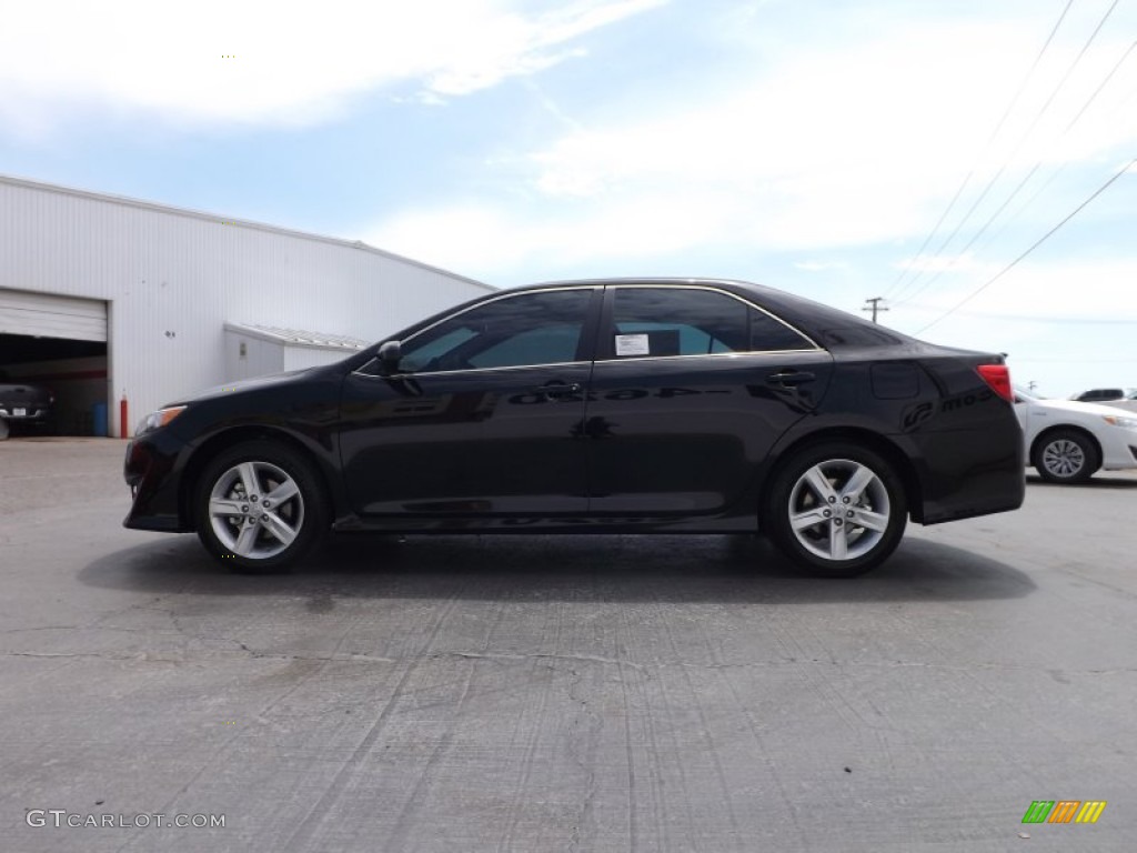2013 Camry SE - Attitude Black Metallic / Black/Ash photo #4
