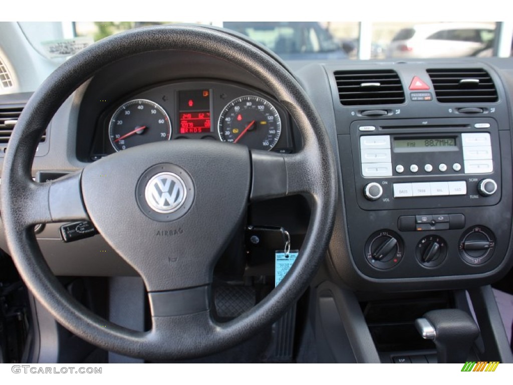2006 Volkswagen Jetta Value Edition Sedan Anthracite Black Dashboard Photo #79748143