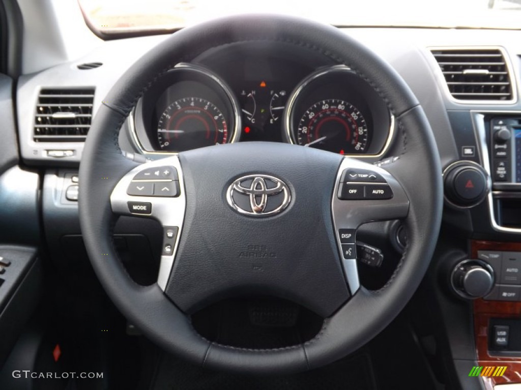 2013 Toyota Highlander Limited Steering Wheel Photos