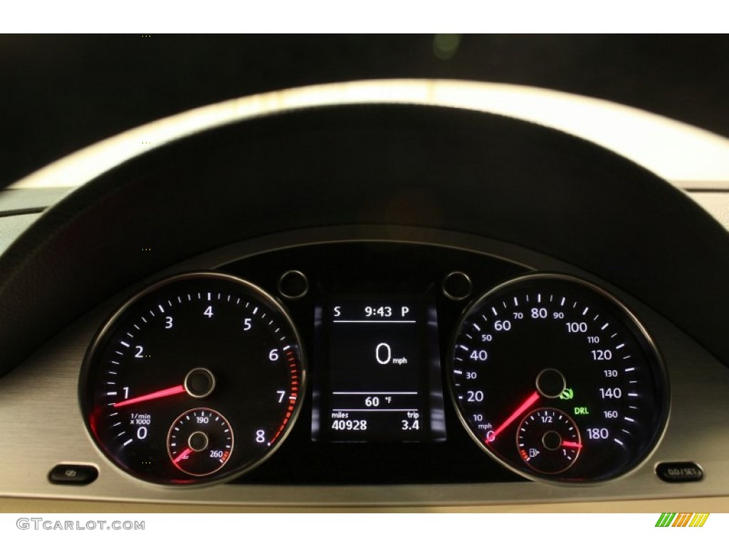 2010 Volkswagen CC Luxury Gauges Photo #79748636