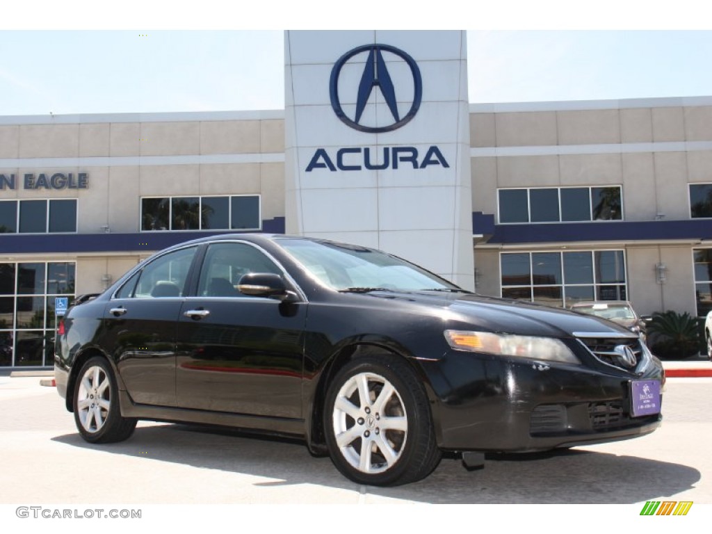 2004 Nighthawk Black Pearl Acura TSX Sedan 79712653 Photo 12