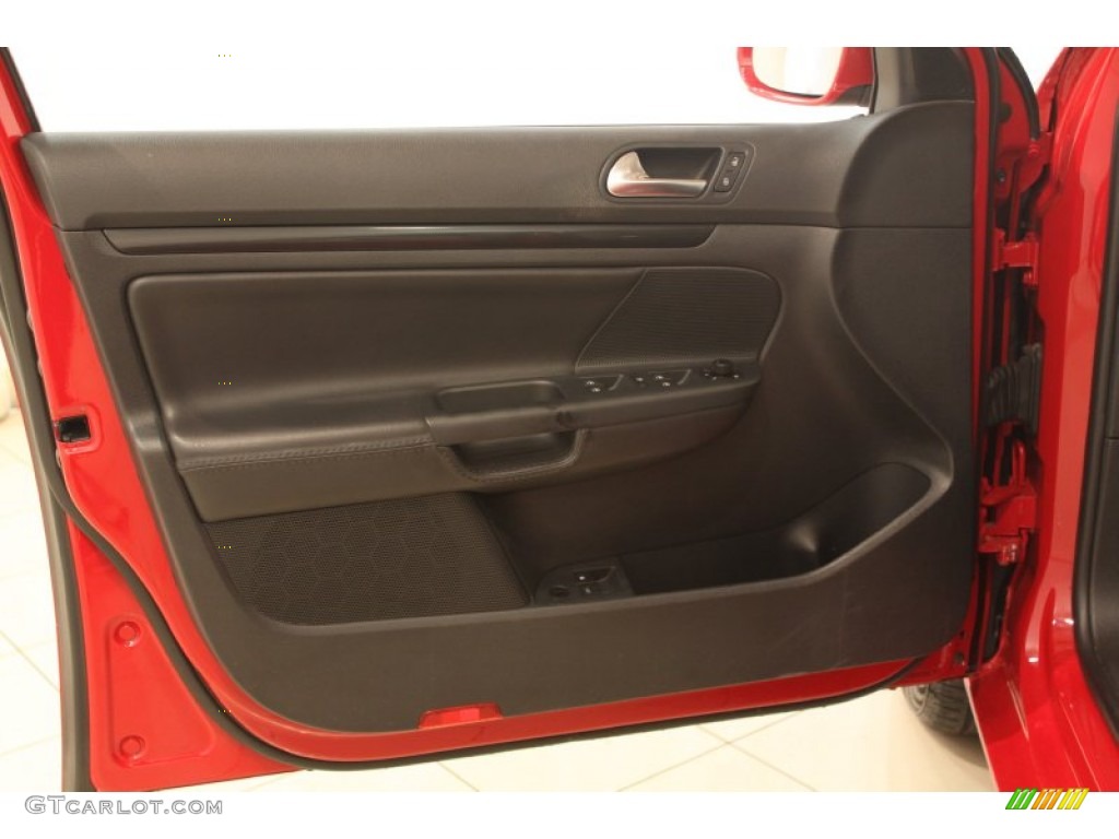 2010 Volkswagen Jetta SE Sedan Titan Black Door Panel Photo #79749715